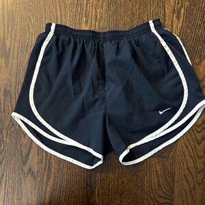 Nike Women's Navy Blue Athletic Shorts